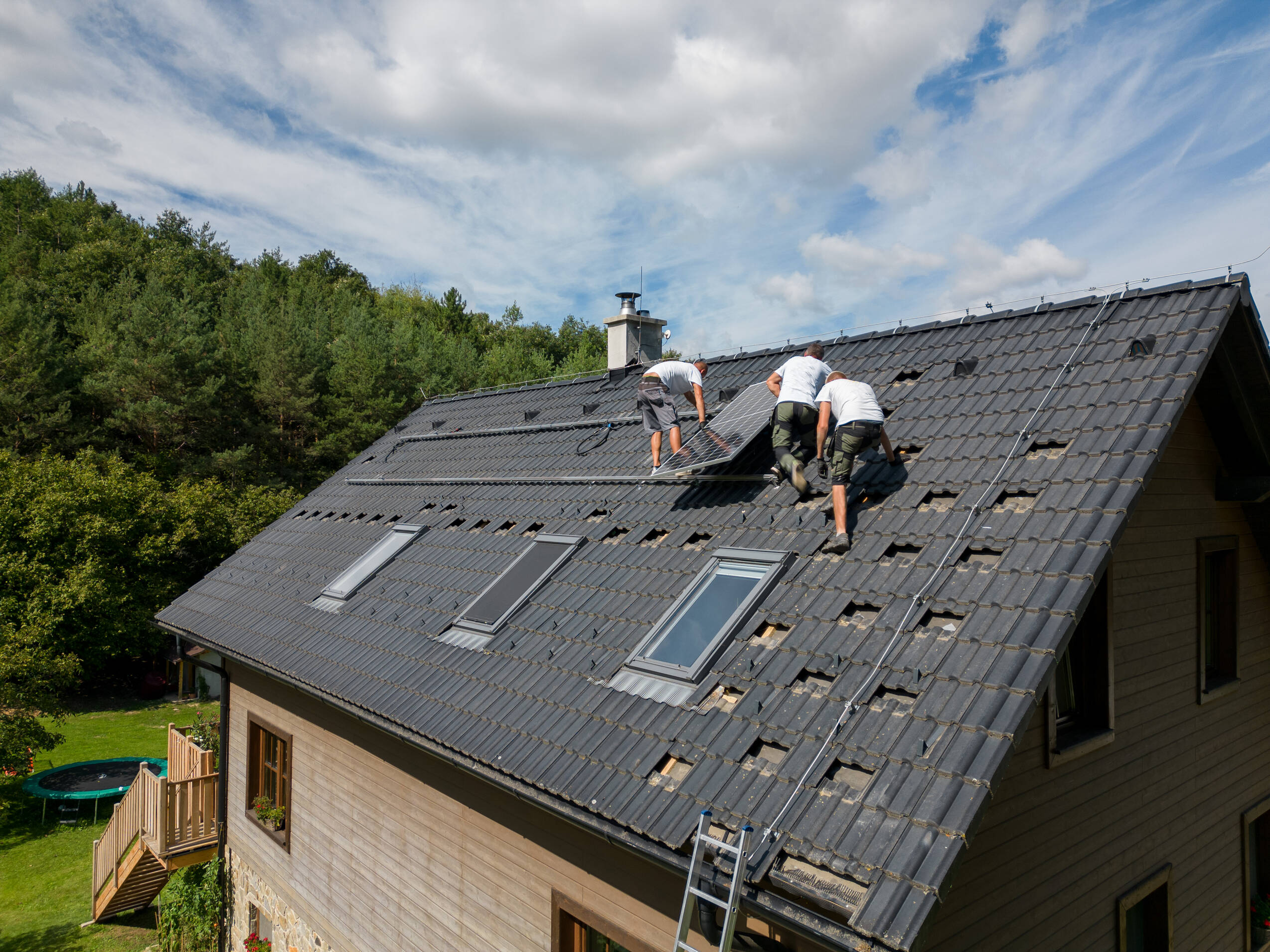 Home improvement team working on new roof 2026 03 10 01 59 29 utc