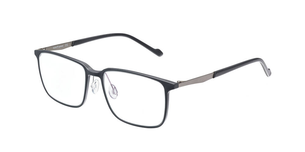 Air Light Modell I1960 Brille mit Qualitätsgläsern, Farbe: Schwarz/Matt Gun